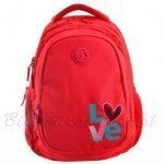 YES T-22 STEP ONE LOVE SCHOOL BACKPACK, FOR GIRLS, PINK, 5-7 CLASSES - image-0